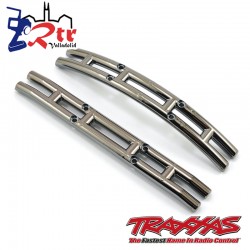 Parachoques delanteros y traseros Traxxas E-maxx T-maxx TRA3926 Cromo Negro