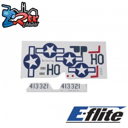 E-flite Decal Sheet: P-51D 1.2m