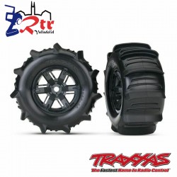 Ruedas TRAXXAS X-Maxx Paddle pegadas Ensambladas TRA7773