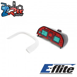 E-flite Instrument Panel with Plastic Cover: DRACO 2.0m