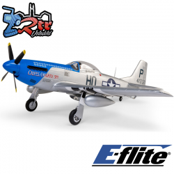 Avión E-flite P-51D Mustang 1.2m BNF Basic with AS3X and SAFE Select “Cripes A’Mighty 3rd”