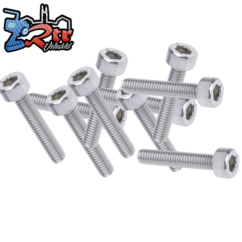 Tornillos Hexagonales de acero inoxidable 3x16 - 10 Unidades