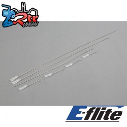 E-flite Pushrod Set with Clevis: P-51D 1.2m