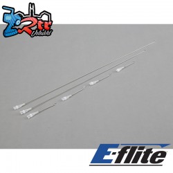 E-flite Pushrod Set with Clevis: T-28 1.2
