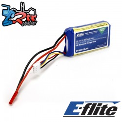 11.1V 450mAh 3S 50C LiPo Battery: JST