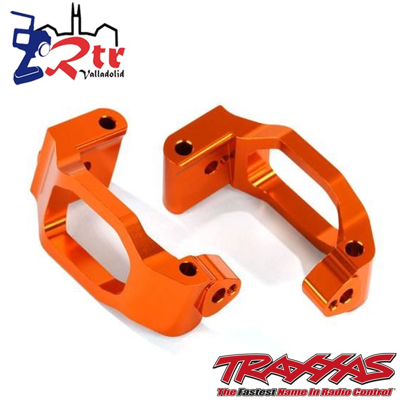 Bloques de ruedas, izquierda y derecha Aluminio Naranjas Traxxas TRA8932T