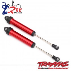 Amortiguadores GTR 160mm aluminio Rojos Traxxas TRA8461X