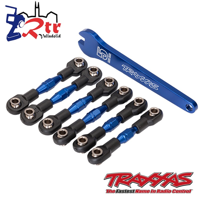 Conjunto de eslabones ajustables Aluminio Azul Traxxas 4tec TRA8341X