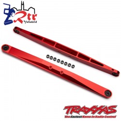 Brazo de arrastre Aluminio Rojo Duro ensamblado con bolas huecas TRA8544R