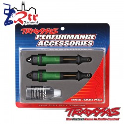 Amortiguadores Traxxas GTR xx-Largos Verdes Anodizado...