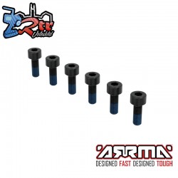 ARRMA Cap Head Screw M2.5x7mm (Pre-Threadlocked) - 6pcs