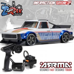Arrma Gorgon Grom 4X4 1/16 RTR Escobillas Monster Truck Bateria y cargador Freedom Flyer