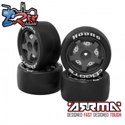 ARRMA dBoots Hoons 28-055 1.65 (White) 5-Spoke 12mm Hex...