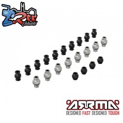 ARRMA Pivot Ball Set  Steel