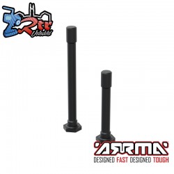 ARRMA Aluminum Steering Post Set  Black (2pcs)