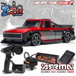 Arrma Infraction Grom 4X4 1/12 3S 4X4 Brushless RTR Rojo