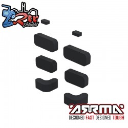 ARRMA Foam Pad Set  Self-Adhesive (8pcs)  Monster Truck:...