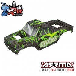 ARRMA QUAKE 4S Brushless Clipless Painted Decalled...