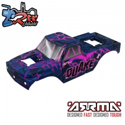 ARRMA QUAKE 4S Brushless Clipless Painted Decalled...