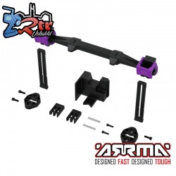 ARRMA Ratchet Battery Mounting Set  Purple