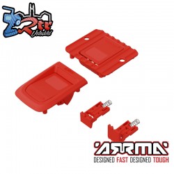 ARRMA Body Mounting Set  Monster Truck  Red