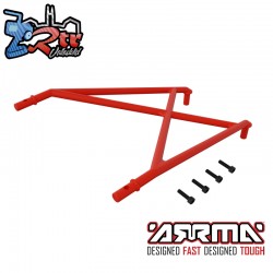 ARRMA Body Roll Cage  Monster Truck  Red