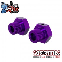 ARRMA Wheel Hex 17mm  Anodized Aluminum (2pcs)  Purple