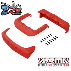 ARRMA Body Protector Set Red (3pcs)
