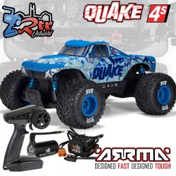 Arrma Quake 1/8 4S DSC 4X4 RTR Brushless Monster Truck ARRMA 1/8 QUAKE 4S DSC 4X4 RTR Brushless Monster Truck Azul