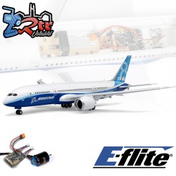 Avión E-flite Micro Boeing 787 Dreamliner Twin 30mm EDF BNF Basic with AS3X and SAFE Select