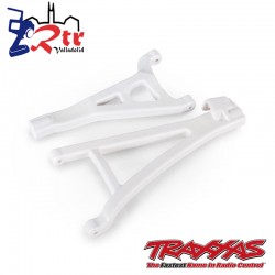 Trapecios delanteros izquierdos Blancos Traxxas Endurecidos TRA8632A