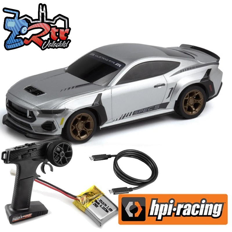 HPI Racing nano-TTR Ford Mustang RTR Spec 5 - Iconic Silver