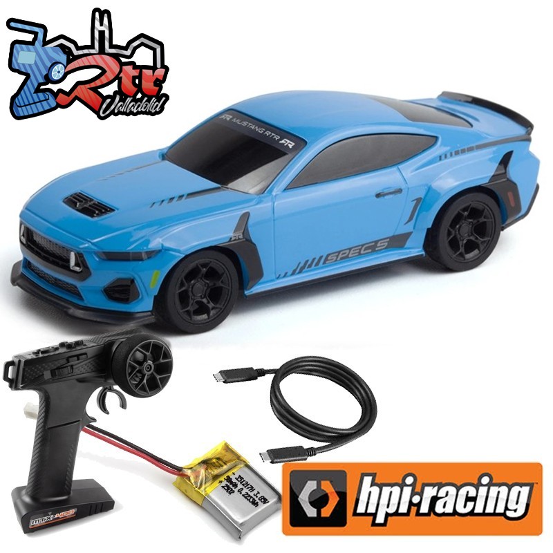 HPI Racing nano-TTR Ford Mustang RTR Spec5 - Grabber Blue