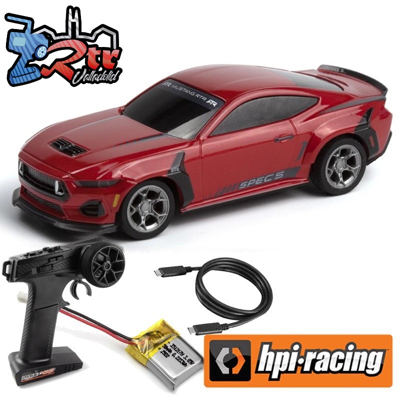 HPI Racing nano-TTR Ford Mustang RTR Spec5 - Soul Red