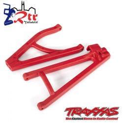 Trapecios traseros derechos Rojos Traxxas Endurecidos TRA8633R