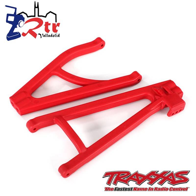 Trapecios traseros izquierdos Rojos Traxxas endurecidos TRA8634R