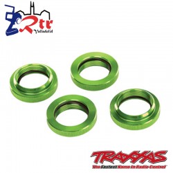 Retenedores de resortes GTX Verdes Traxxas X-maxx TRA7767G