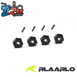 Wheel Hex Set For RZ001 and XTS Rally Cars