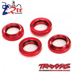 Retenedores de resortes GTX Rojos Traxxas X-maxx TRA7767R
