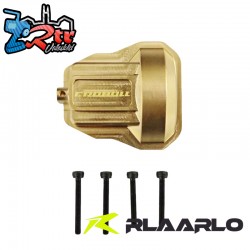 Brass Front Rear Axel Diff Covers for 1-7 Crawler - Rear