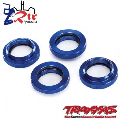 Retenedores de resortes GTX Azul Traxxas X-maxx TRA7767