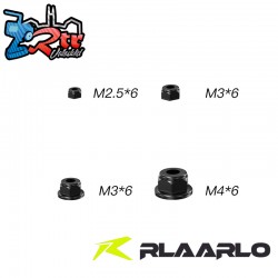 Nylon Lock Nut  M2.5 M3 & Flange Lock Nut M3 M4 For RZ001...
