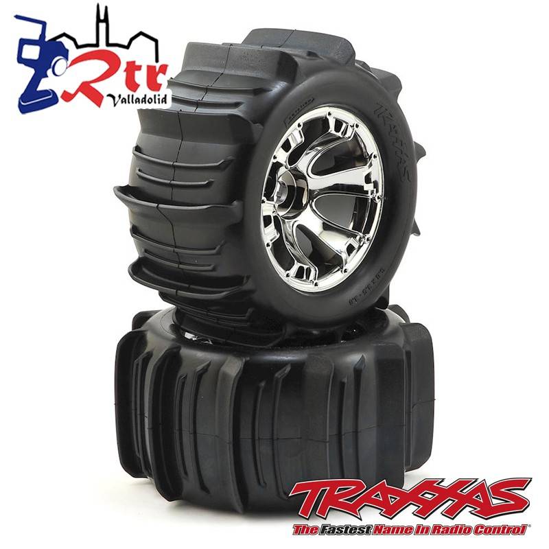 Juego de Ruedas Cromo Geode Traxxas 17mm TRA5672