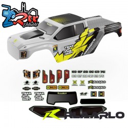 Car Body  PC  Yellow + Silver For RZ001