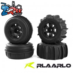 RC Paddle Tires For RZ001 - Front & Rear