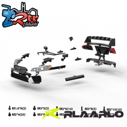 Car Body Simulation Part KIT For XTS-S10 RC Rally Car