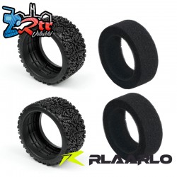Tyre & Foam Set For SBK10 RC Buggy - Rear