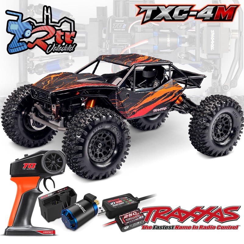 Traxxas TXC-4M 4wd 1/18 Extreme Crawler RTR Naranja