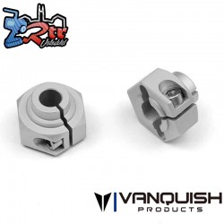 Hexágono Vanquish de 12 mm, anodizado plata VPS07080