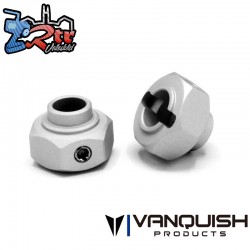 Hexágono de repuesto Vanquish de 6 mm anodizado plata VPS08358